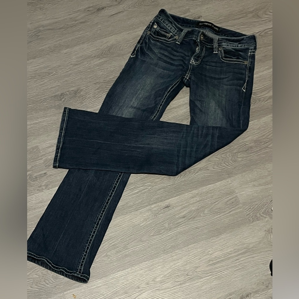 Express 5 pocket boot cut jeans in 2S